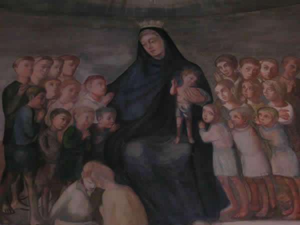 Cappella del Monastero. La Vergine con Bambino